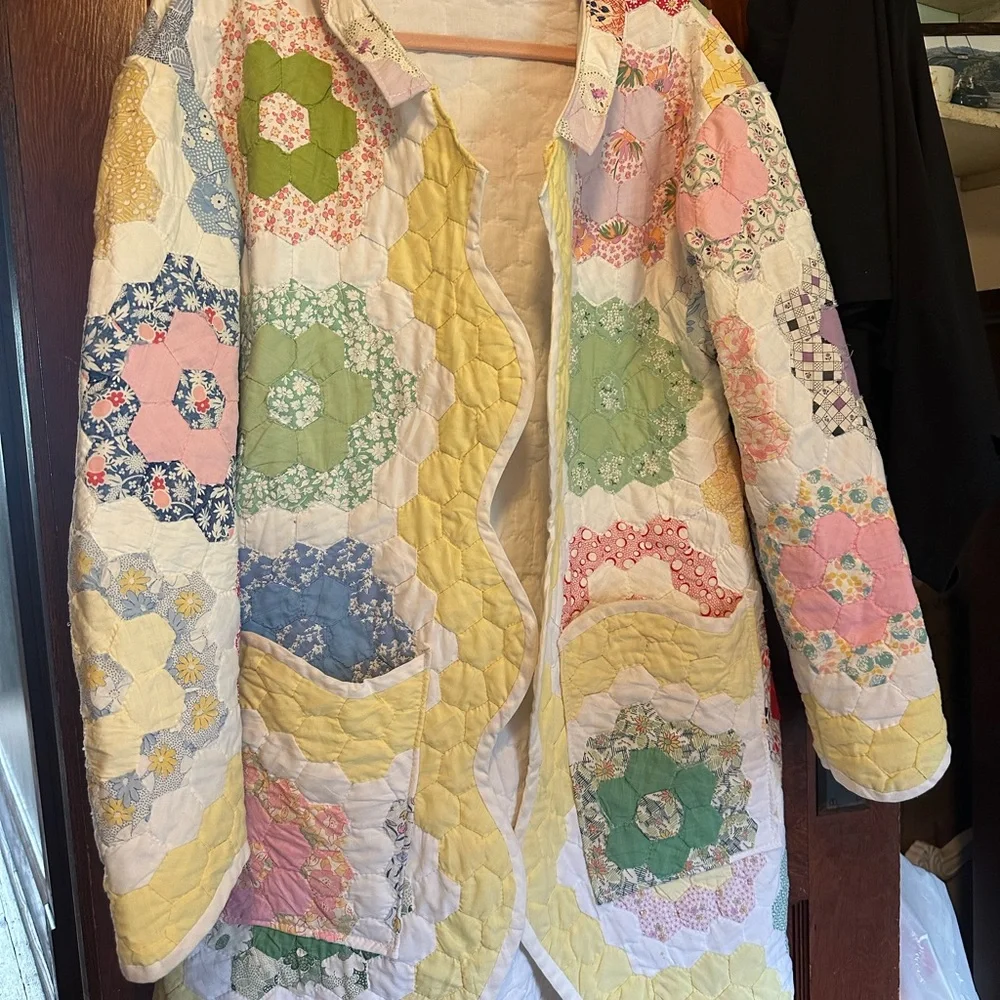 Vintage Quilt Coat - Picture 2 of 5